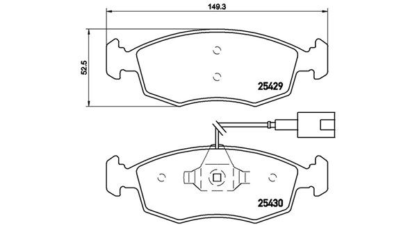 MAGNETI MARELLI Piduriklotsi komplekt,ketaspidur 363700423138